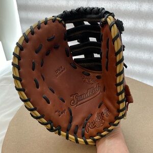 Rawlings, leather ball glove sandlot series for lefty